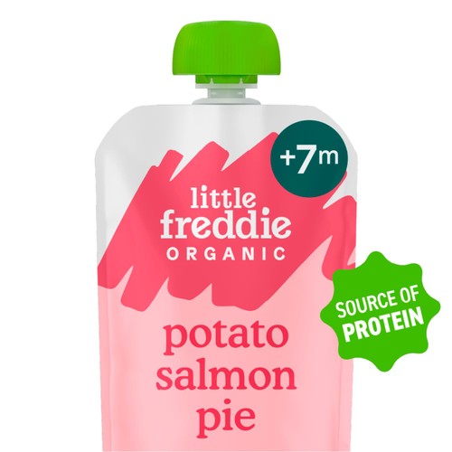 Little Freddie Organic Salmon Pie Baby Food Pouch 7+ Months thumbnail 2