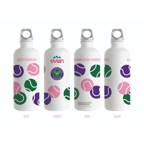 Evian Wimbledon Refillable Bottle thumbnail 2