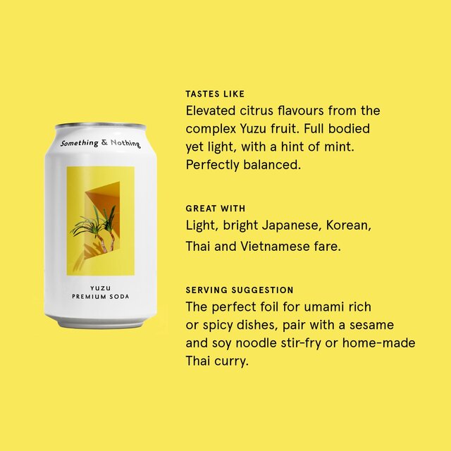 Something & Nothing Yuzu Premium Soda thumbnail 4