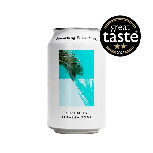 Something & Nothing Cucumber Premium Soda