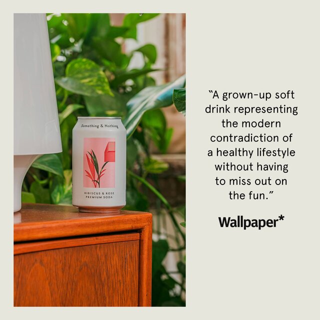 Something & Nothing Hibiscus & Rose Premium Soda thumbnail 3