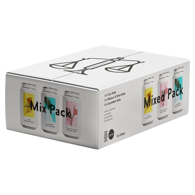 Something & Nothing Mixed Pack 12 Cans Premium Soda thumbnail 2