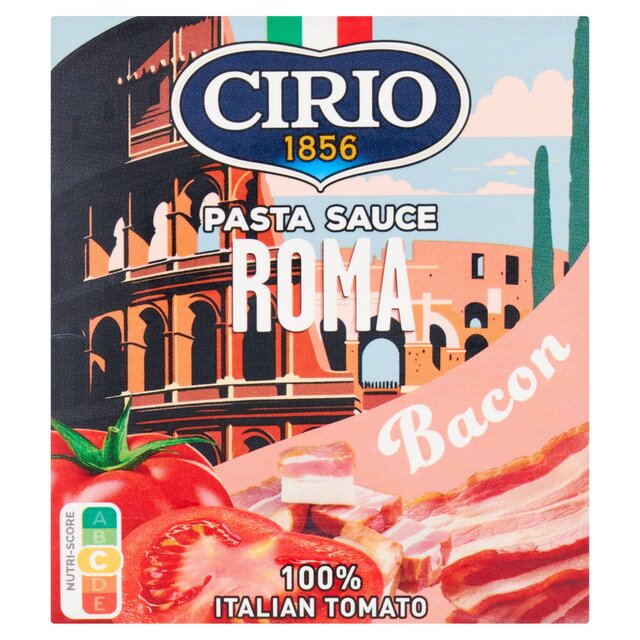 Cirio Roma Pasta Sauce with bacon.