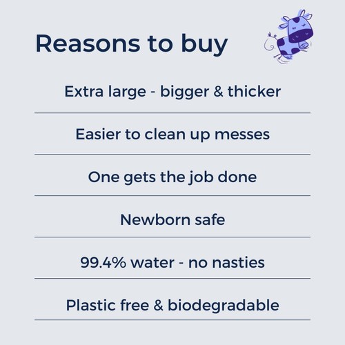 Mum & You OneWipe Extra Large Biodegradable Wet wipe thumbnail 7