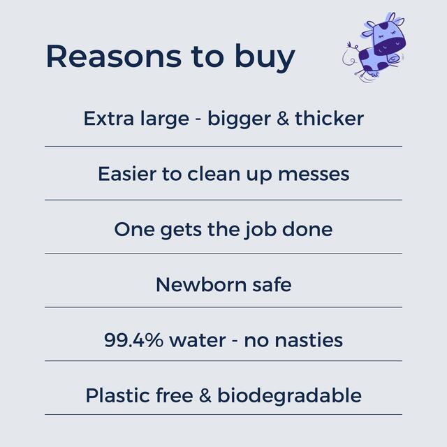 Mum & You OneWipe XL Biodegradable Wet wipe thumbnail 7