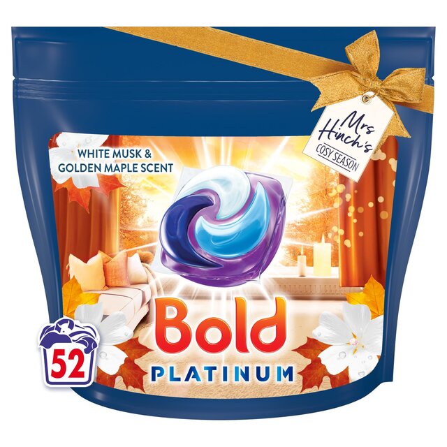 Bold 2 In 1 Platinum Mrs Hinch Cosy Season Washing Capsules