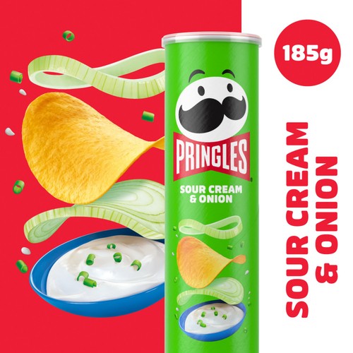 Pringles Sour Cream & Onion Sharing Crisps thumbnail 2