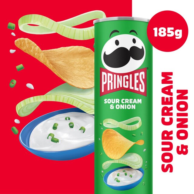 Pringles Sour Cream & Onion Sharing Crisps thumbnail 3