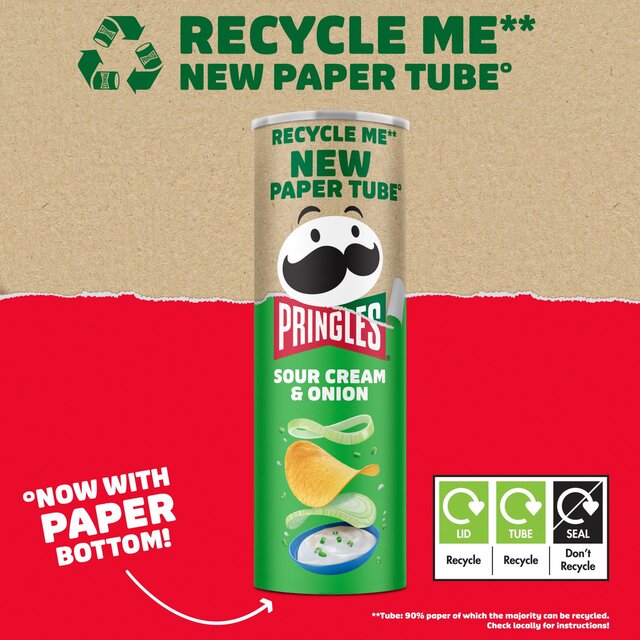 Pringles Sour Cream & Onion Sharing Crisps thumbnail 4