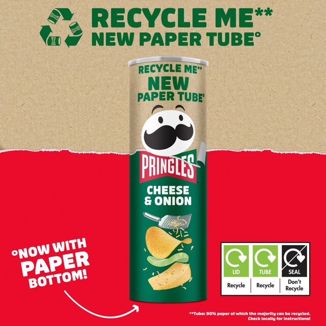 Pringles Cheese & Onion Sharing Crisps thumbnail 5