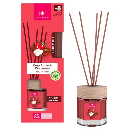 Cristalinas Reed Diffuser Apple & Cinnamon