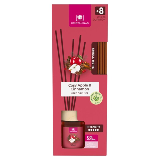 Cristalinas Reed Diffuser Apple & Cinnamon