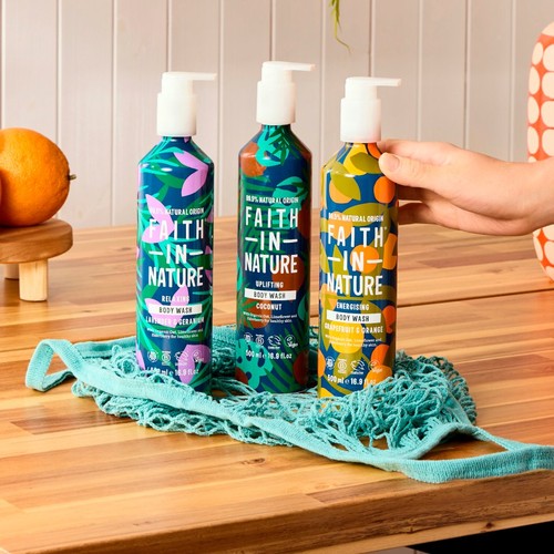 Faith In Nature Lavender & Geranium Body Wash 500ml in Aluminium Bottle thumbnail 9