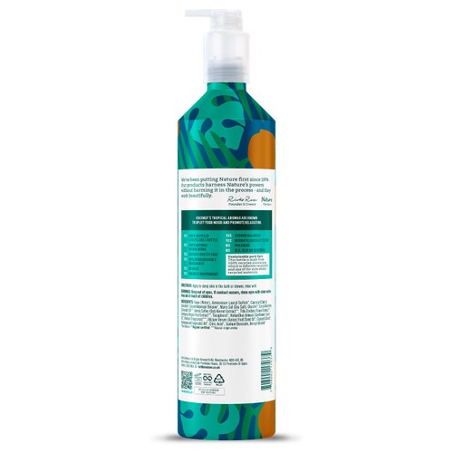 Faith In Nature Coconut Body Wash 500ml in Aluminium Bottle thumbnail 2