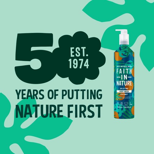 Faith In Nature Coconut Body Wash 500ml in Aluminium Bottle thumbnail 6