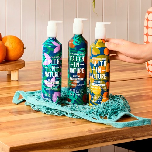 Faith In Nature Coconut Body Wash 500ml in Aluminium Bottle thumbnail 7