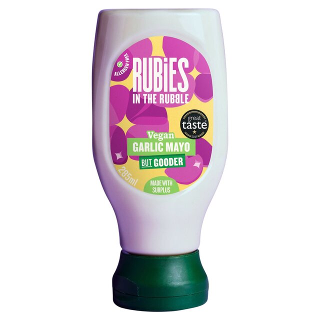 Rubies in the Rubble Squeezy Garlic Vegan Mayonnaise