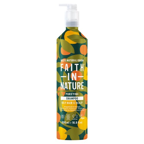 Faith In Nature Grapefruit & Orange Shampoo 500ml in Aluminium Bottle