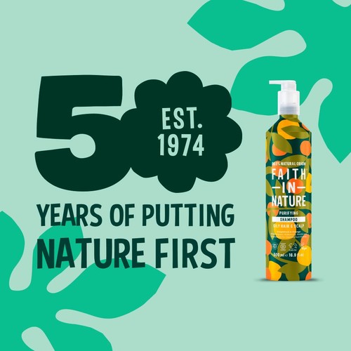 Faith In Nature Grapefruit & Orange Shampoo 500ml in Aluminium Bottle thumbnail 5