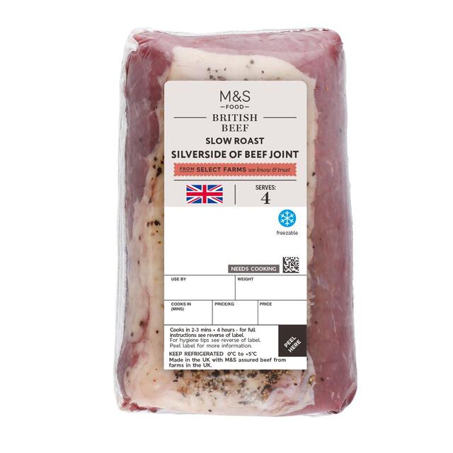 M&S Slow Roast Silverside of Beef Joint thumbnail 2