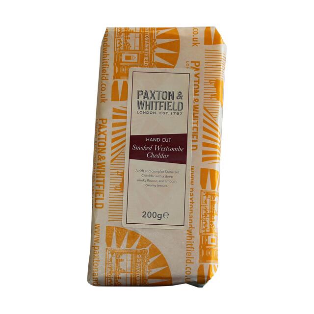 Paxton & Whitfield Smoked Westcombe Cheddar
