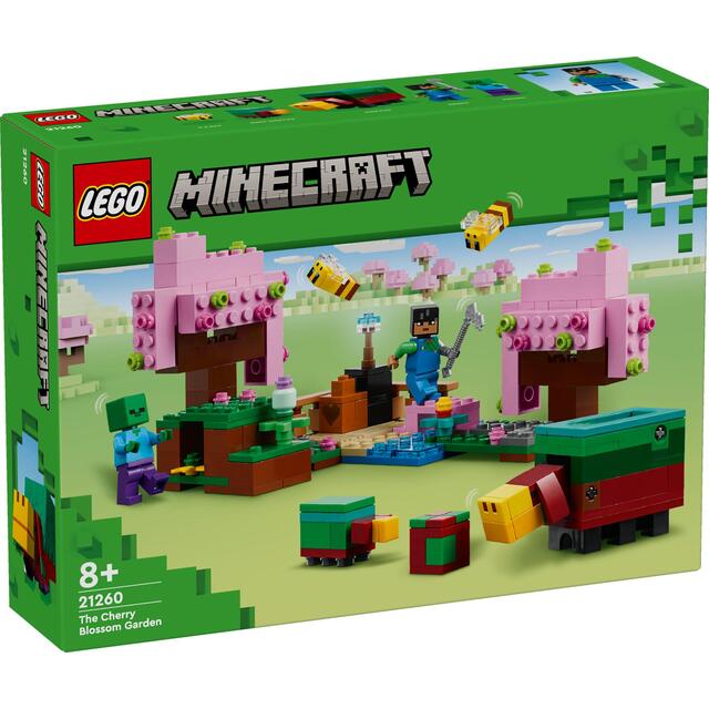 LEGO Minecraft The Cherry Blossom Garden 21260, 8+