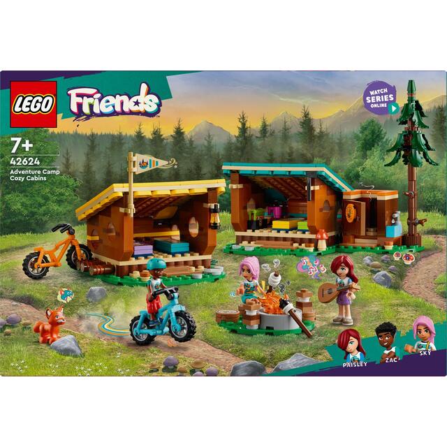 LEGO Friends Adventure Camp Cozy Cabins 42624, 7+ thumbnail 2