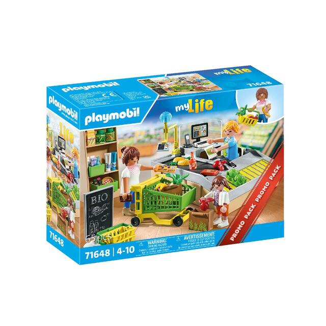 Playmobil 71648 My Life - Organic Supermarket Promo Pack