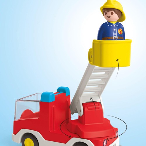 Playmobil 71683 JUNIOR - Ladder Unit Fire Truck thumbnail 4
