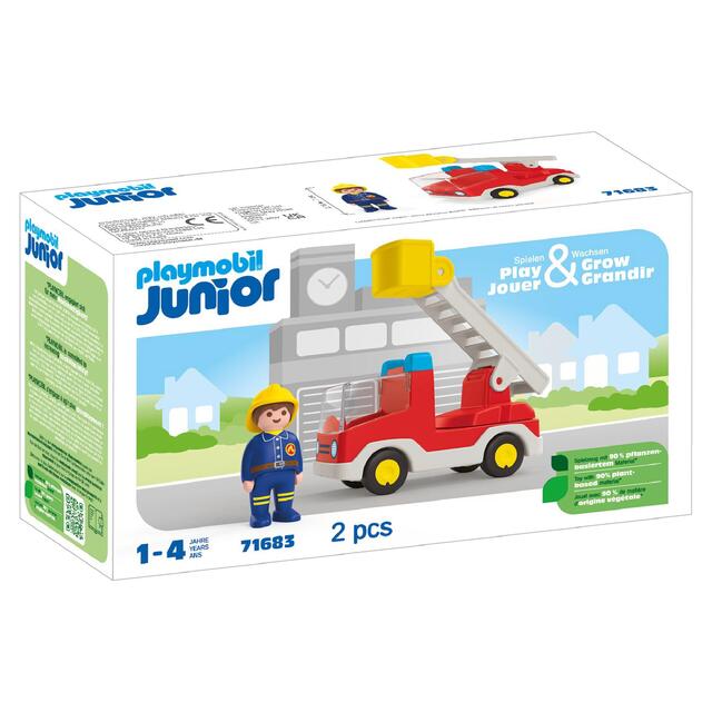 Playmobil 71683 JUNIOR - Ladder Unit Fire Truck