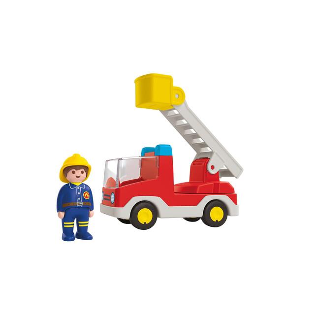 Playmobil 71683 JUNIOR - Ladder Unit Fire Truck thumbnail 2