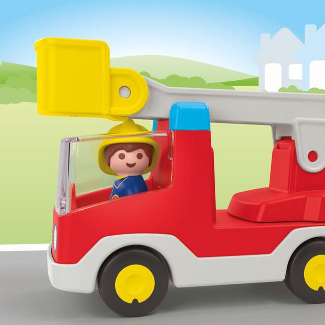 Playmobil 71683 JUNIOR - Ladder Unit Fire Truck thumbnail 3