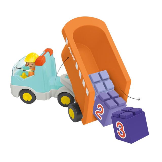 Playmobil 71685 JUNIOR - Dump Truck thumbnail 4