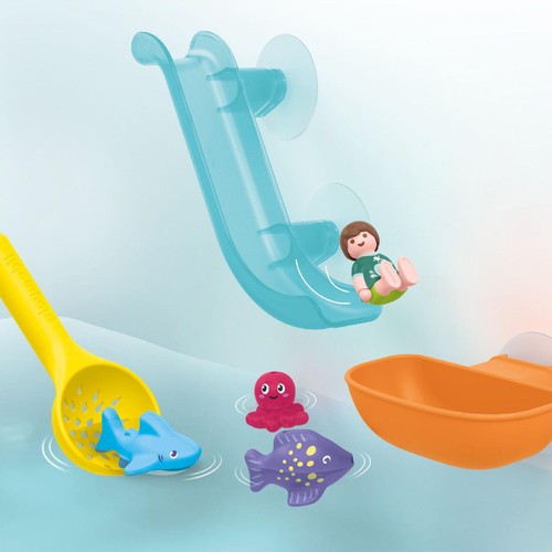 Playmobil 71689 JUNIOR AQUA - Water Slide with Sea Animals thumbnail 3