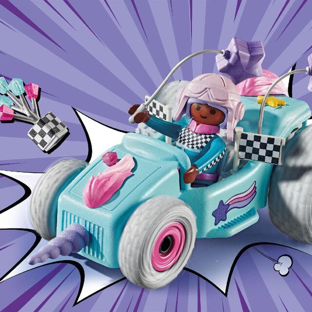 Playmobil 71635 Racing Kart - Unicorn thumbnail 3