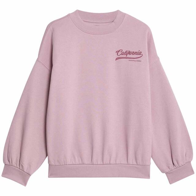 M&S Bundle Graphic Sweatshirt, 7-12 Years, Pink