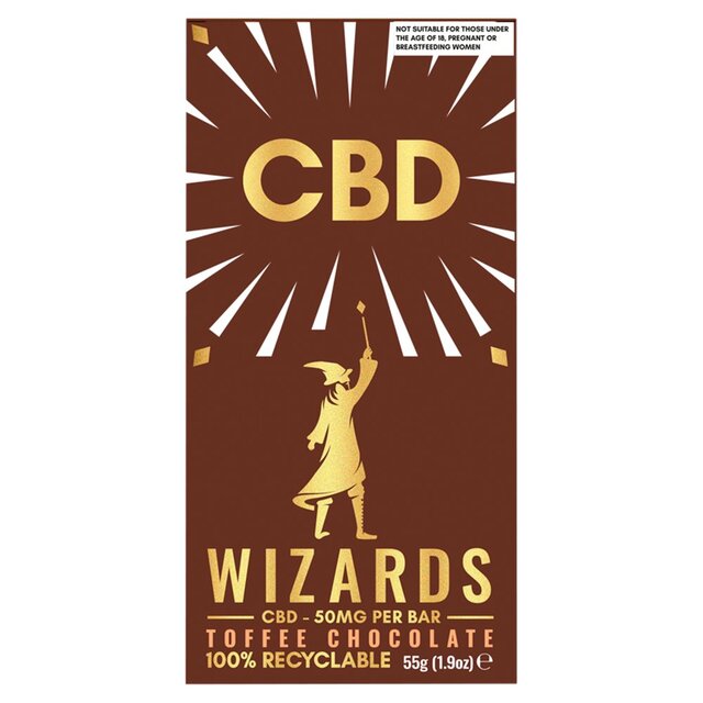 THE WIZARDS MAGIC CBD TOFFEE CHOCOLATE