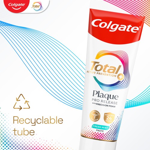 Colgate Total Plaque Pro Release Fresh Mint Toothpaste thumbnail 9