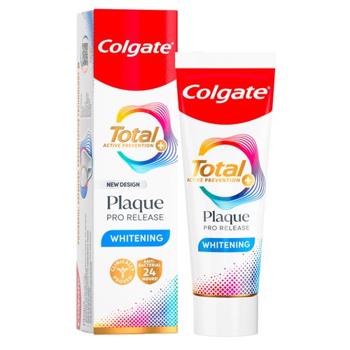 Colgate Total Plaque Pro Release Teeth Whitening Toothpaste