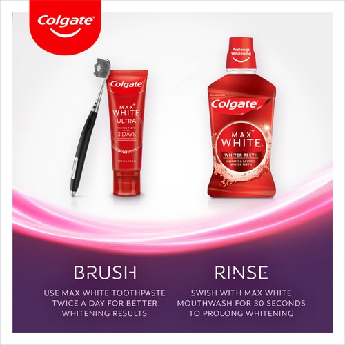 Colgate Max White Ultra Teeth Whitening Manual Toothbrush thumbnail 9