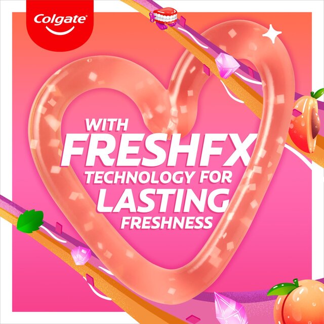 Colgate Max Fresh Fruit Fusions Peaches & Cream Toothpaste thumbnail 2