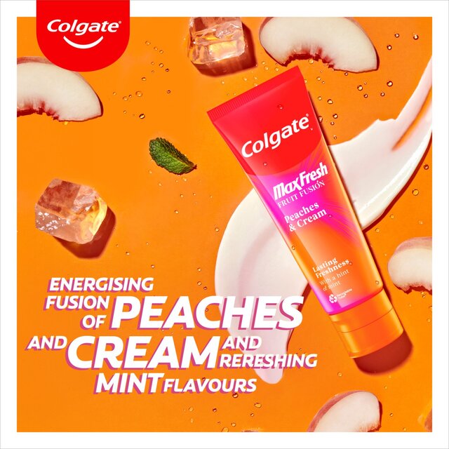 Colgate Max Fresh Fruit Fusions Peaches & Cream Toothpaste thumbnail 7