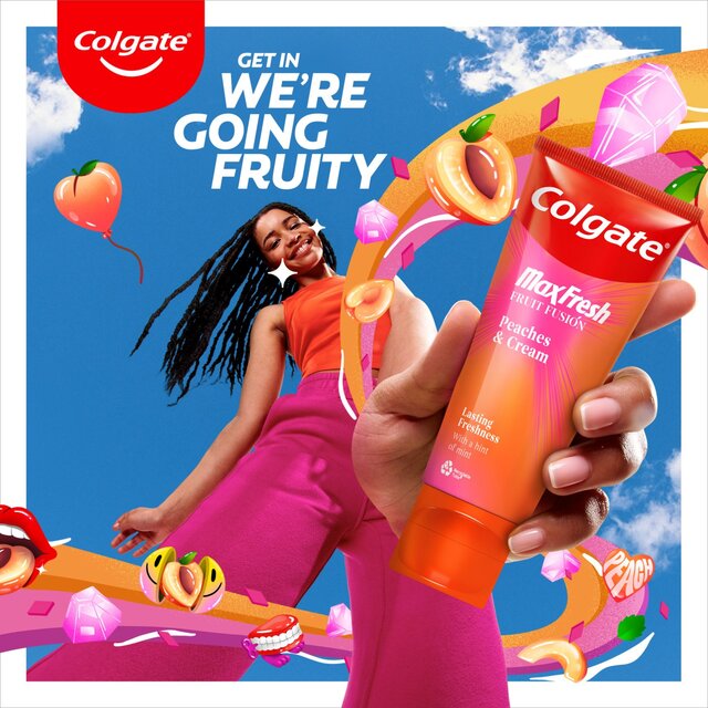 Colgate Max Fresh Fruit Fusions Peaches & Cream Toothpaste thumbnail 8