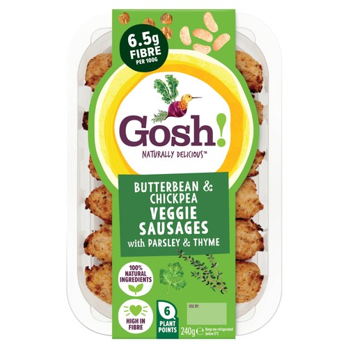 Gosh! Veggie Sausage Sage & Black Pepper