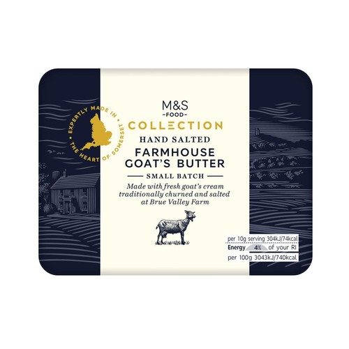M&S Collection Hand Salted Farmhouse Goat's Butter thumbnail 2