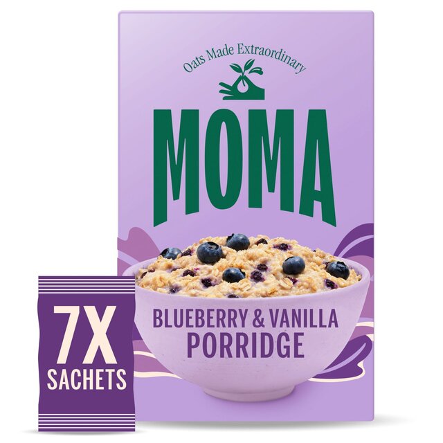 MOMA Blueberry & Vanilla Porridge Sachets