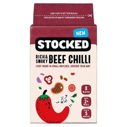 STOCKED Beef Chilli Ready Meal