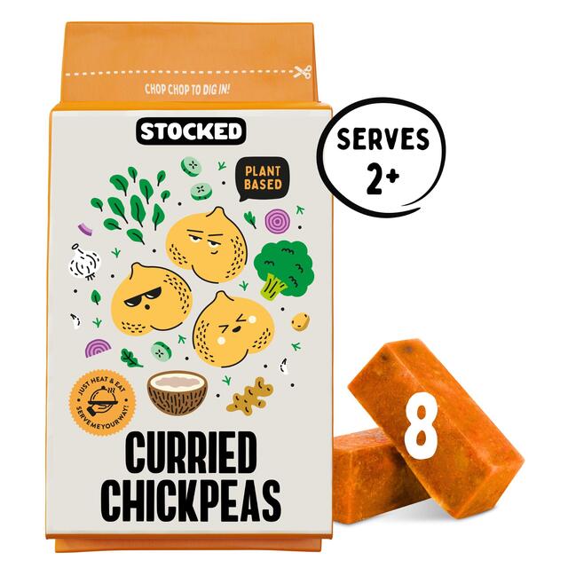 STOCKED Curried Chickpeas Ready Meal