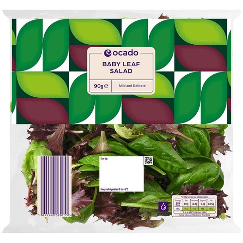Ocado Baby Leaf Salad thumbnail 2