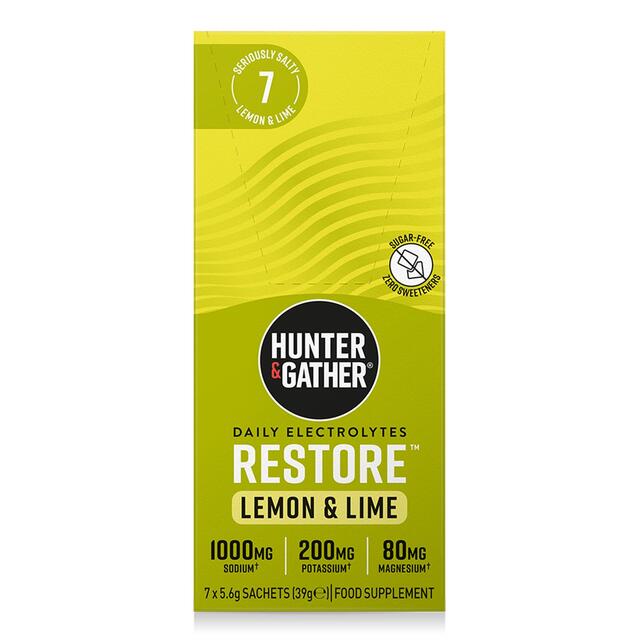 Hunter & Gather Restore Electrolytes Lemon & Lime